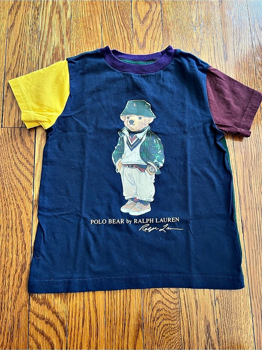 Polo Ralph Lauren Polo Bear Color-Blocked Cotton Tee Color-Blocked Tee Boys 4T